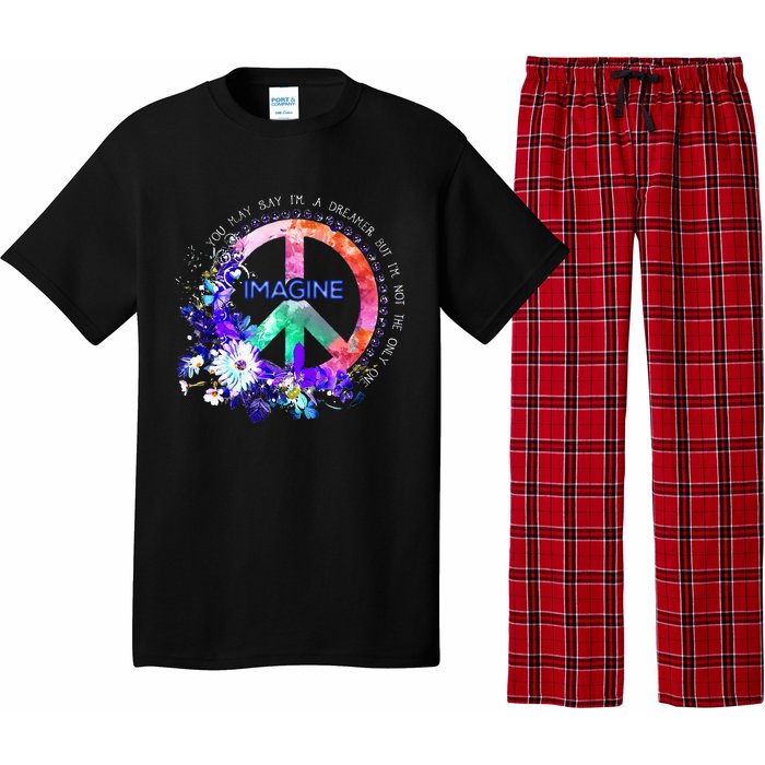 You May Say Im A Dreamer But Im Not The Only One Peace Pajama Set