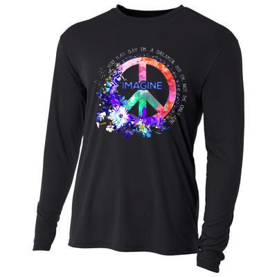 You May Say Im A Dreamer But Im Not The Only One Peace Cooling Performance Long Sleeve Crew