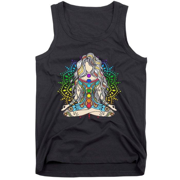 Yoga Meditation Spiritual Body Energy Chakra Buddha Tank Top