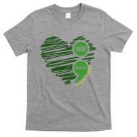 You Matter Semicolon Heart Mental Health Awareness T-Shirt