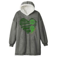 You Matter Semicolon Heart Mental Health Awareness Hooded Wearable Blanket