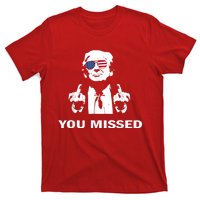 You Missed Shot Republican Pro Trump President 2024 T-Shirt