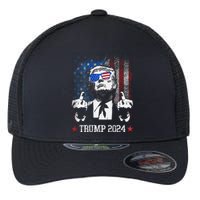 You Missed Shot Republican Pro Trump President 2024 Flexfit Unipanel Trucker Cap