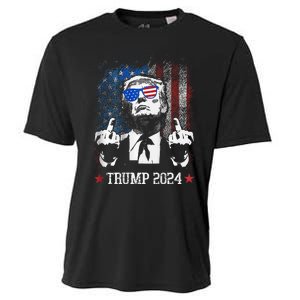 You Missed Shot Republican Pro Trump President 2024 Cooling Performance Crew T-Shirt