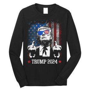 You Missed Shot Republican Pro Trump President 2024 Long Sleeve Shirt