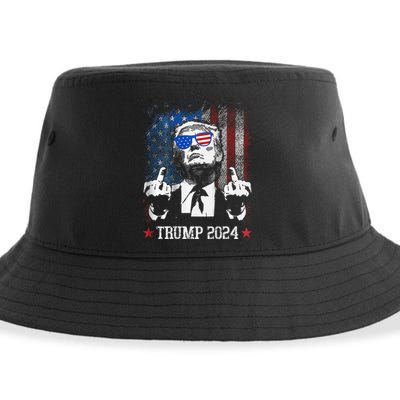 You Missed Shot Republican Pro Trump President 2024 Sustainable Bucket Hat