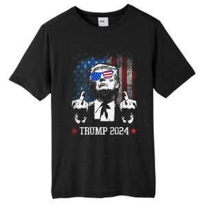 You Missed Shot Republican Pro Trump President 2024 Tall Fusion ChromaSoft Performance T-Shirt