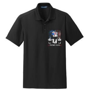 You Missed Shot Republican Pro Trump President 2024 Dry Zone Grid Polo