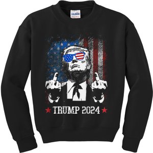 You Missed Shot Republican Pro Trump President 2024 Kids Sweatshirt