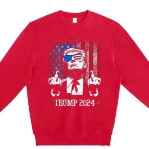 You Missed Shot Republican Pro Trump President 2024 Premium Crewneck Sweatshirt