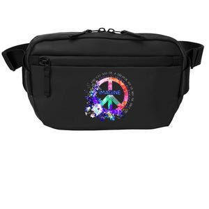 You May Say Im A Dreamer But Im Not The Only One Peace Crossbody Pack