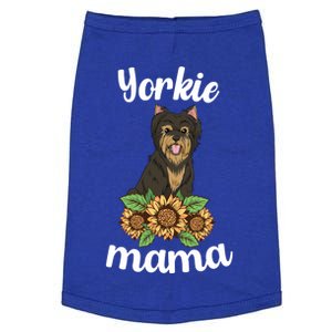 Yorkie Mama Sunflower Mothers Day Yorkshire Terrier Mom Fun Gift Doggie Tank