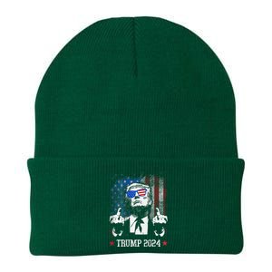 You Missed Shot Republican Pro Trump President 2024 Knit Cap Winter Beanie