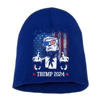 You Missed Shot Republican Pro Trump President 2024 Short Acrylic Beanie