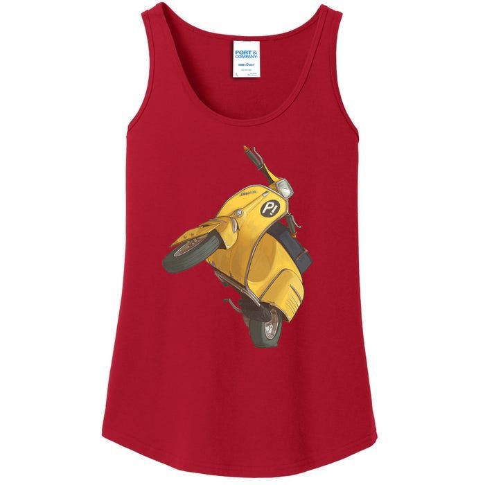 Yellow Motor Scooter Ladies Essential Tank