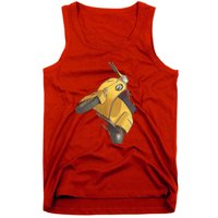 Yellow Motor Scooter Tank Top