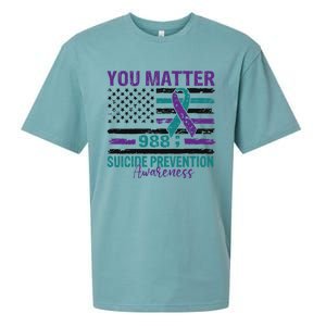 You Matter Suicide Prevention Awareness Cute Gift Sueded Cloud Jersey T-Shirt