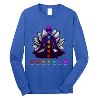 Yoga Meditation Seven Chakras Namaste Lotus Zen Spiritual Meaningful Gift Long Sleeve Shirt