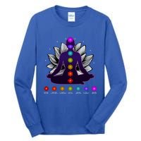 Yoga Meditation Seven Chakras Namaste Lotus Zen Spiritual Meaningful Gift Tall Long Sleeve T-Shirt