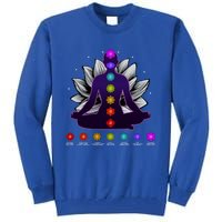 Yoga Meditation Seven Chakras Namaste Lotus Zen Spiritual Meaningful Gift Tall Sweatshirt