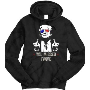 You Missed Twice President Donald Trump Tie Dye Hoodie