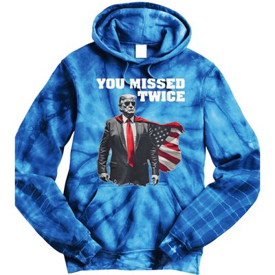 You Missed Twice Gifts Tie Dye Hoodie