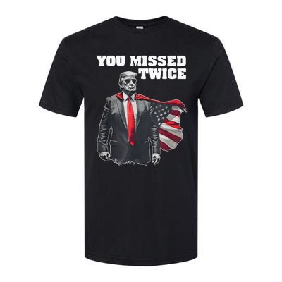 You Missed Twice Gifts Softstyle CVC T-Shirt