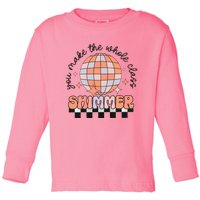 You Make The Whole Class Shimmer Teacher Retro Toddler Long Sleeve Shirt