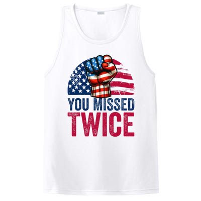 You Missed Twice Trump Assassinated White 2024 PosiCharge Competitor Tank