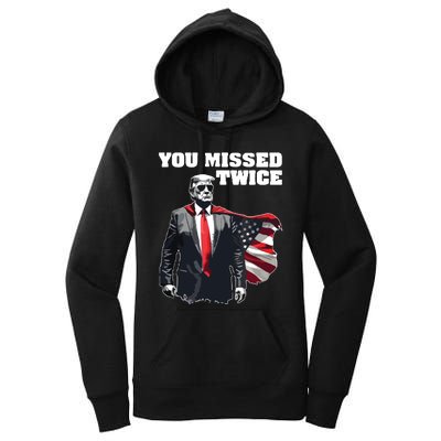 You Missed Twice Trum Women's Pullover Hoodie