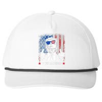 You Missed Trump 2024 Us American Flag Snapback Five-Panel Rope Hat