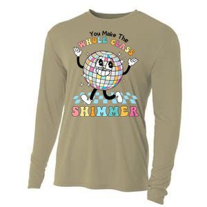 You Make The Whole Class Shimmer Retro Funny Back To School Cooling Performance Long Sleeve Crew