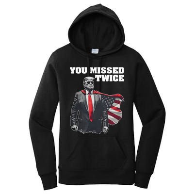 You Missed Twice Trum Women's Pullover Hoodie