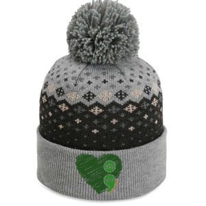 You Matter Tomorrow Needs You Mental Health Awareness Heart The Baniff Cuffed Pom Beanie