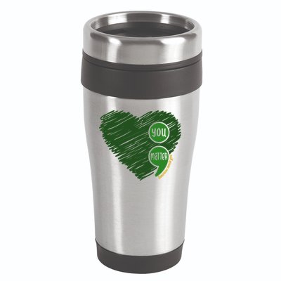 You Matter Tomorrow Needs You Mental Health Awareness Heart 16oz Travel Tumbler