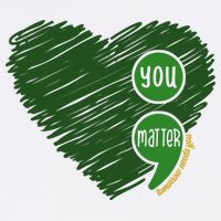 You Matter Tomorrow Needs You Mental Health Awareness Heart Garment-Dyed Heavyweight T-Shirt