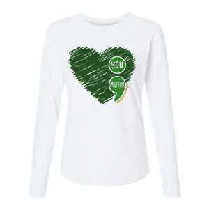 You Matter Tomorrow Needs You Mental Health Awareness Heart Womens Cotton Relaxed Long Sleeve T-Shirt