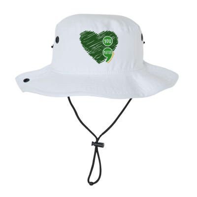 You Matter Tomorrow Needs You Mental Health Awareness Heart Bucket Hat