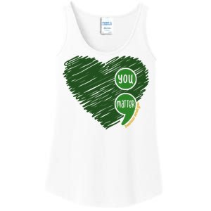 You Matter Tomorrow Needs You Mental Health Awareness Heart Ladies Essential Tank