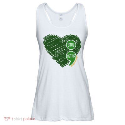 You Matter Tomorrow Needs You Mental Health Awareness Heart Ladies Essential Flowy Tank