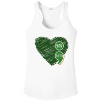 You Matter Tomorrow Needs You Mental Health Awareness Heart Ladies PosiCharge Competitor Racerback Tank