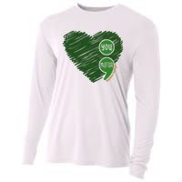 You Matter Tomorrow Needs You Mental Health Awareness Heart Cooling Performance Long Sleeve Crew