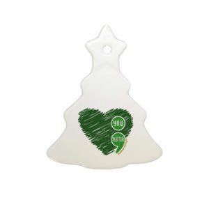 You Matter Tomorrow Needs You Mental Health Awareness Heart Ceramic Tree Ornament