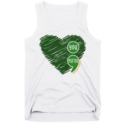 You Matter Tomorrow Needs You Mental Health Awareness Heart Tank Top