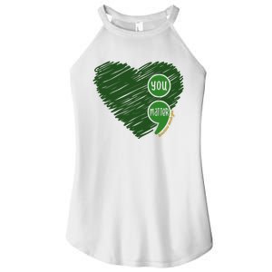 You Matter Tomorrow Needs You Mental Health Awareness Heart Women's Perfect Tri Rocker Tank