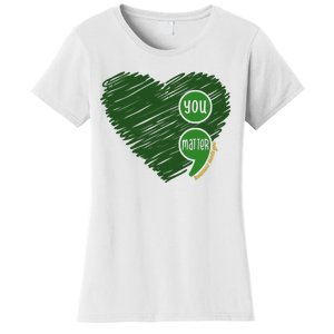 You Matter Tomorrow Needs You Mental Health Awareness Heart Women's T-Shirt