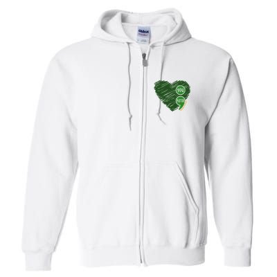 You Matter Tomorrow Needs You Mental Health Awareness Heart Full Zip Hoodie