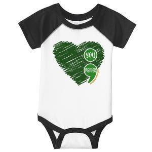 You Matter Tomorrow Needs You Mental Health Awareness Heart Infant Baby Jersey Bodysuit