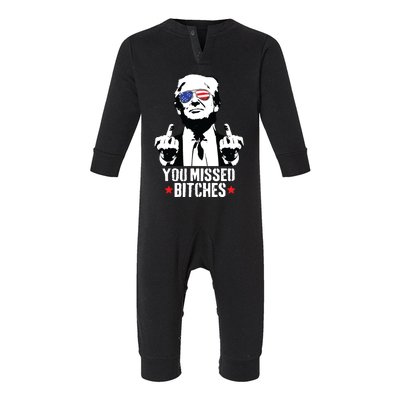 You Missed Trump 2024 You Missed Infant Fleece One Piece