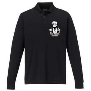 You Missed Trump 2024 You Missed Performance Long Sleeve Polo